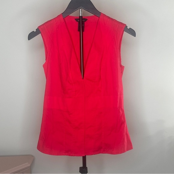 Moda International Tops - Sleeveless V-Neck PINK Women's Top